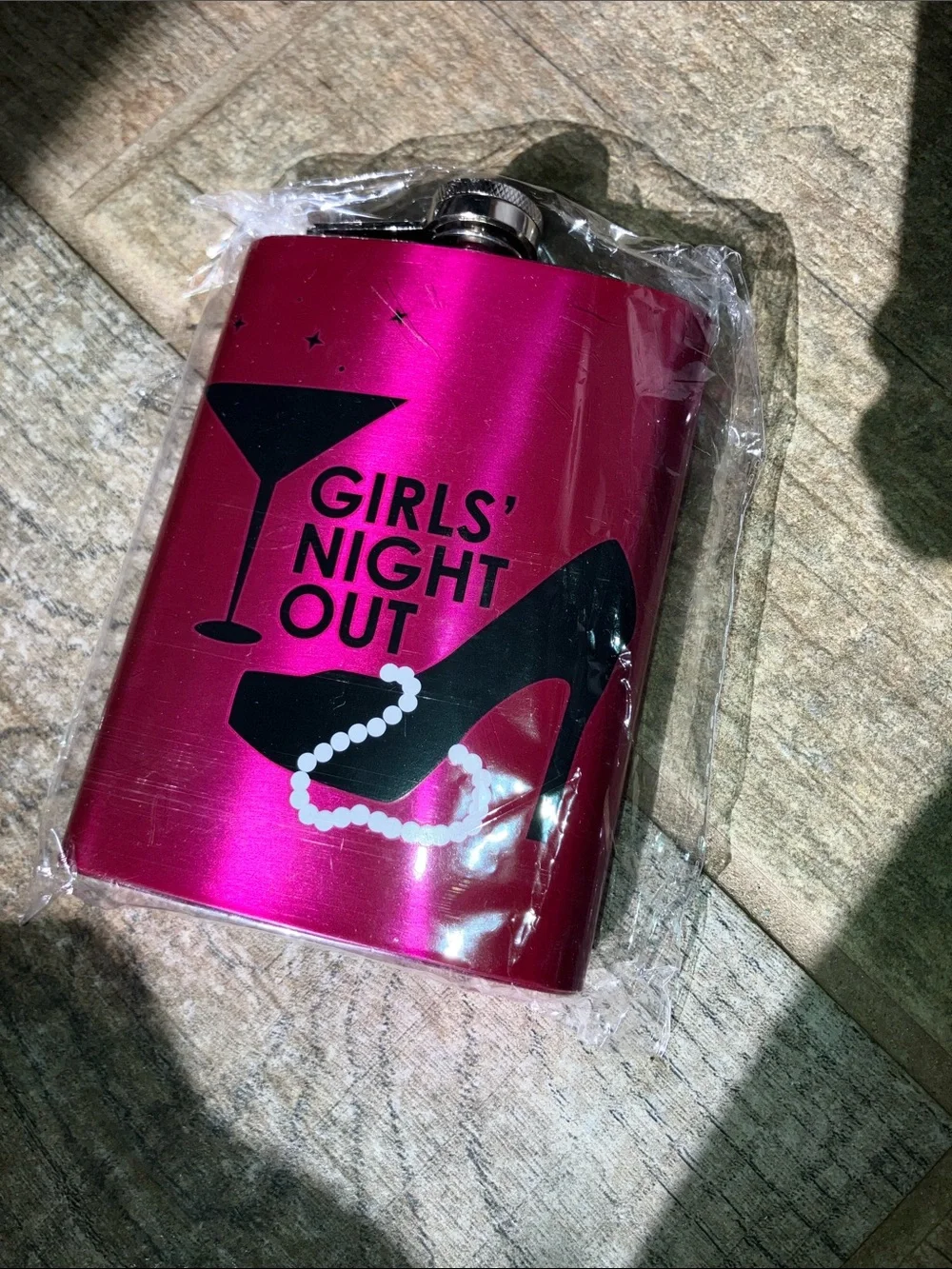 GIRLS NIGHT OUT SUPPLIES BACHELORETTE -FLASK/LEATHER WALLET /CORKSCREW NEW